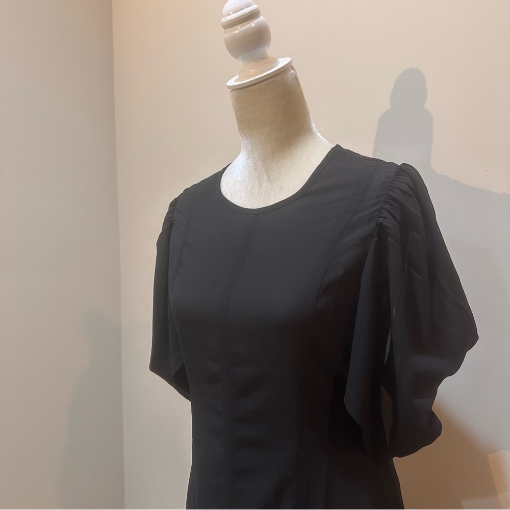 Anthropologie Modern Sheer Midi Dress - Picture 12 of 15
